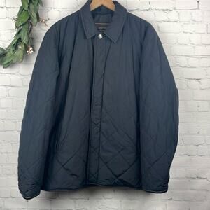COACH Diamond Quilt Front Snap Jacket size large